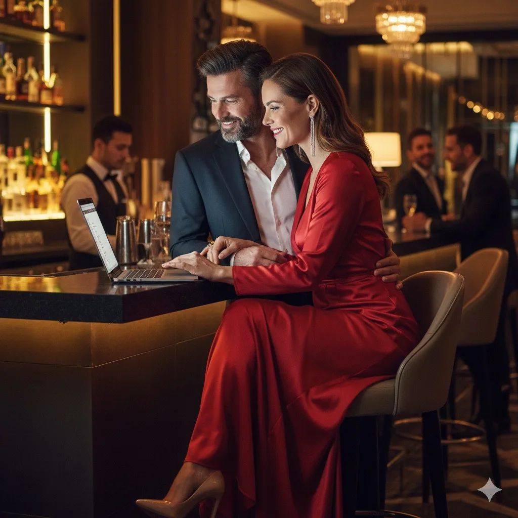 Un couple en train de faire une exhibition en live sur Gleese